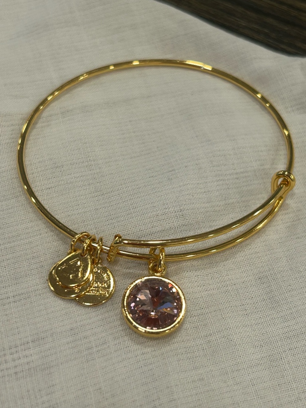 Alex and Ani Swarovski June Birthstone Charm Bracelet